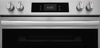 Frigidaire Gallery 6.2 Cu. Ft. Electric Range with Stone-Baked Pizza - Smudge-Proof® Stainless Steel - GCFE307CBF  | Cuisinière électrique Frigidaire Gallery de 6,2 pi³ avec pizza cuite sur pierre - acier inoxydable Smudge-ProofMD - GCFE307CBF