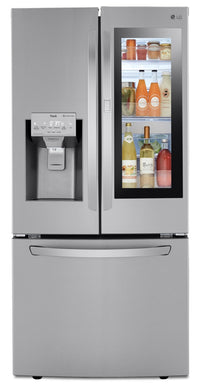 LG 24 Cu. Ft. Smart InstaView® French-Door Refrigerator with Craft Ice™ - LRFVS2503S  | Réfrigérateur intelligent LG de 24 pi³ à portes françaises à hublot InstaViewMD avec Craft IceMC - LRFVS2503S  | LRFVS25S