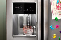 Whirlpool 36" 21 Cu. Ft. Side-by-Side Refrigerator - White - WRSC5536RW | Réfrigérateur Whirlpool de 21 pi³ et de 36 po à compartiments juxtaposés - blanc - WRSC5536RW