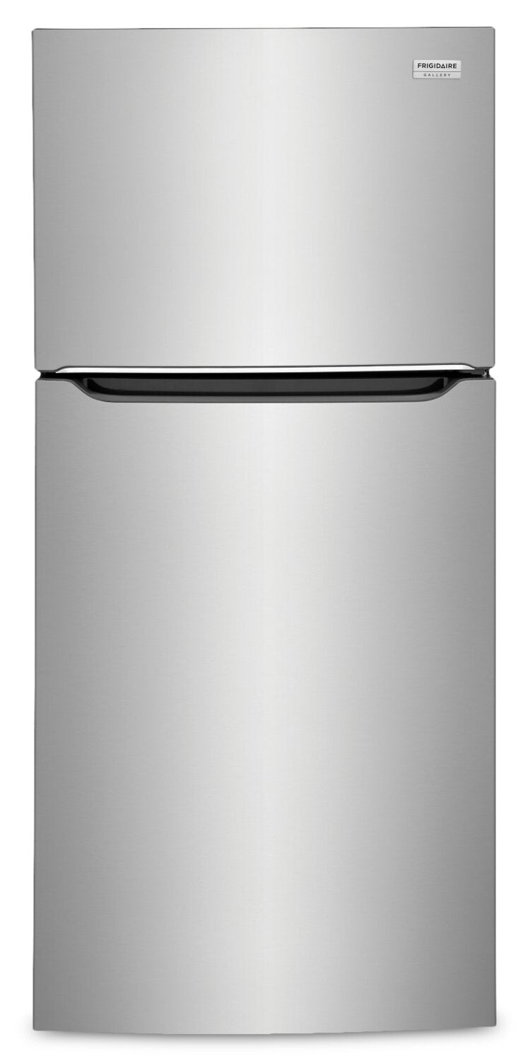 Frigidaire 30" 20 Cu. Ft. Top Freezer Refrigerator – Fingerprint Resistant Stainless Steel - GRTE2055AF | Réfrigérateur Frigidaire de 20 pi³ et de 30 po à congélateur supérieur - acier inoxydable résistant aux traces de doigts - GRTE2055AF