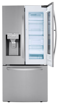 LG 24 Cu. Ft. Smart InstaView® French-Door Refrigerator with Craft Ice™ - LRFVS2503S  | Réfrigérateur intelligent LG de 24 pi³ à portes françaises à hublot InstaViewMD avec Craft IceMC - LRFVS2503S  | LRFVS25S