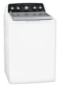 GE 4.9 Cu. Ft. Top Load Agitator Washer - White - GTW491BMRWS | Laveuse GE à chargement par le haut de 4,9 pi³ avec agitateur - blanche - GTW491BMRWS