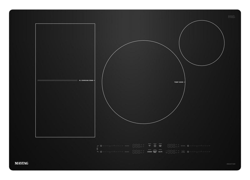 Maytag 30" 4-Element Induction Cooktop - Black - MCIT8030SB | Surface de cuisson à induction Maytag de 30 po à 4 éléments - noire - MCIT8030SB