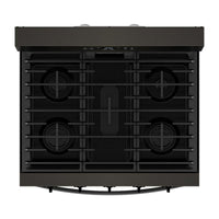 Whirlpool 5 Cu. Ft. Gas Range with Air Fry and Self-Clean - Black Stainless Steel - WFGS5030RV | Cuisinière à gaz Whirlpool de 5 pi³ avec friture à air et autonettoyage - acier inoxydable noir - WFGS5030RV | WFGS50RV