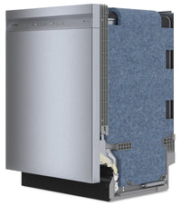Bosch 100 Series Smart Dishwasher with PrecisionWash® and Third Rack - SHE5AE75N  | Lave-vaisselle intelligent Bosch de série 100 avec PrecisionWashMC et 3e panier - SHE5AE75N  | SHE5E75N