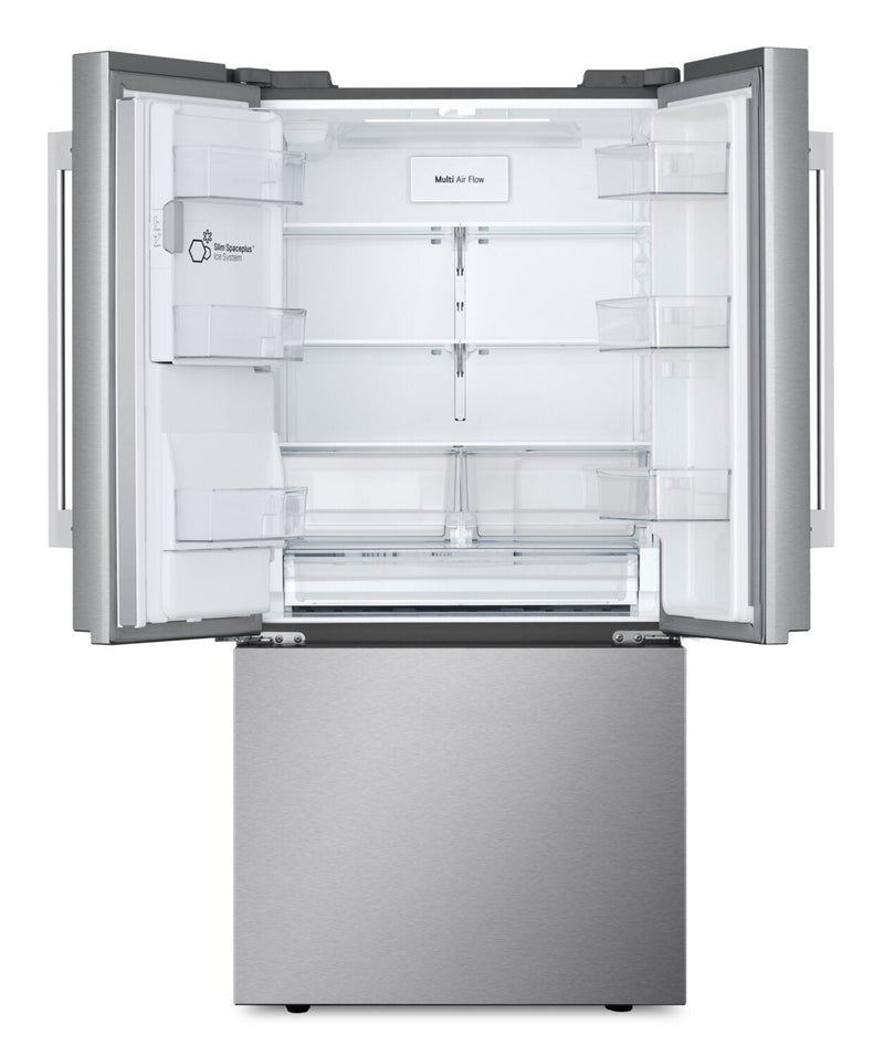 LG 33" 25 Cu. Ft. French-Door Standard-Depth Refrigerator - Stainless Steel - LF25H6330S | Réfrigérateur LG de 33 po et de 25 pi³ de profondeur standard à portes françaises - acier inoxydable - LF25H6330S | LF25H63S