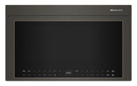 KitchenAid Multifunction Smart Flush Mount Over-the-Range Microwave Oven – Black Ore - YKMMF730PBE | Four à micro-ondes à hotte intégrée intelligent multifonctionnel KitchenAid à installation affleurée - Minerai noir  - YKMMF730PBE