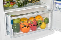 Unique Classic Retro 24" 11 Cu Ft. Top Freezer Refrigerator – Marshmallow White - UNQ-310L W TM | Réfrigérateur Classic Rétro d’Unique de 24 po et de 11 pi3 à congélateur supérieur - blanc guimauve - UNQ-310L W TM