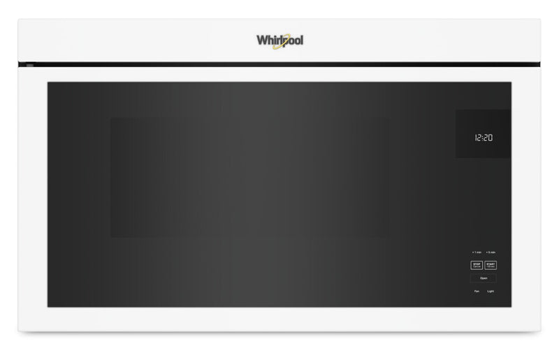Whirlpool 1.1 Cu. Ft. Flush-Mount Over-the-Range Microwave - YWMMF5930PW  | Four à micro-ondes à hotte intégrée Whirlpool de 1,1 pi³ à installation affleurée - YWMMF5930PW  | YWMMF59W