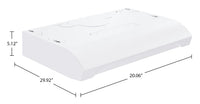 Broan ALT1 Series 30" Under-Cabinet Range Hood – White - ALT1303WW | Hotte de cuisinière sous l'armoire Broan de série ALT1 de 30 po - blanche - ALT1303WW