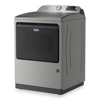 Maytag 6.0 Cu. Ft. Pet Pro Top-Load Washer and 7.4 Cu. Ft. Gas Dryer- Radiant Silver - MATL72GS  | Laveuse à chargement par le haut Animal Pet Pro de 6,0 pi3 et sécheuse à gaz de 7,4 pi3 de Maytag - argenté radieux - MATL72GS