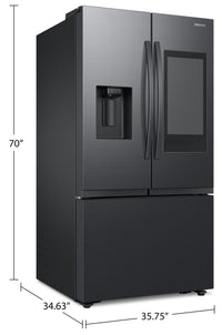 Samsung 30 Cu. Ft. French-Door Refrigerator with Family Hub™ - RF32CG5900MTAC | Réfrigérateur Samsung de 30 pi³ à portes françaises avec portail Family HubMC – RF32CG5900MTAC | RF32C59M
