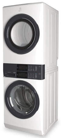 Electrolux Laundry Tower™ with 5.1 Cu. Ft. Washer and 8 Cu. Ft. Electric Dryer - ELTE730CAW | Tour de buanderie Laundry TowerMC d’Electrolux avec laveuse de 5,1 pi³ et sécheuse électrique de 8 pi³ - ELTE730CAW | ELTE73AW
