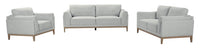 Valley 83.5" Fabric Sofa with Rubberwood Base and Legs - Grey | Sofa Valley de 83,5 po en tissu avec base et pattes en hévéa - gris