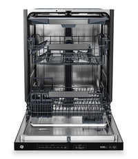 GE 24" Top Control Dishwasher - Fingerprint Resistant Stainless Steel - GBT600SSVFS | Lave-vaisselle GE de 24 po avec commandes sur le dessus - acier inoxydable résistant aux traces de doigts - GBT600SSVFS