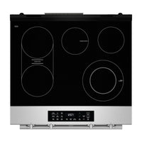 Maytag 30" 5.3 Cu. Ft. Slide-In Electric Range with No Preheat Air Fry - Stainless Steel - YMSES7030SZ | Cuisinière électrique encastrée Maytag de 5,3 pi3 et de 30 po avec friture à air sans préchauffage - acier inoxydable - YMSES7030SZ