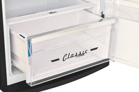 Unique Classic Retro 24" 11 Cu Ft. Top Freezer Refrigerator – Matte Black - UNQ-310L MB TM | Réfrigérateur Classic Rétro d’Unique de 24 po et de 11 pi3 à congélateur supérieur - noir mat - UNQ-310L MB TM