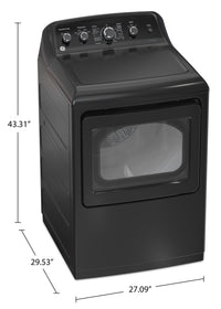 GE 7.2 Cu. Ft. Electric Dryer with SaniFresh Cycle – Diamond Grey - GTD49EBMRDG | Sécheuse électrique GE de 7,2 pi³ avec cycle SaniFresh - gris diamant - GTD49EBMRDG