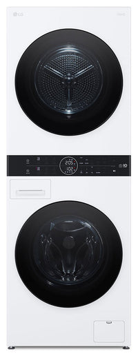 LG WashTower™ with 2.4 Cu. Ft. Washer and 4.2 Cu. Ft. Ventless HeatPump™ Dryer - WKHC152HWA | Tour de lavage WashTower LG avec laveuse 2,4 pi³ et sécheuse avec pompe à chaleur sans ventilation 4,2 pi³ - WKHC152HWA | WKHC152H