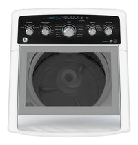 GE 4.9 Cu. Ft. Top Load Agitator Washer - White - GTW491BMRWS | Laveuse GE à chargement par le haut de 4,9 pi³ avec agitateur - blanche - GTW491BMRWS