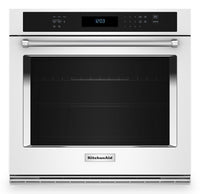 KitchenAid 30" 5 Cu. Ft. Electric Single Wall Oven with Air Fry - White - KOES530PWH | Four mural simple électrique KitchenAid de 5 pi³ et de 30 po avec friture à air - blanc - KOES530PWH