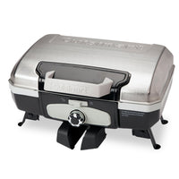 Cuisinart Petite Gourmet Portable Tabletop Gas Grill - Silver - CGG-180TS-C | Barbecue de table à gaz portatif Petit gourmet de Cuisinart - argenté - CGG-180TS-C | CGG180TS