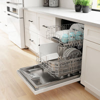 Bosch 100 Series 24" 48 dBA Smart Dishwasher with PrecisionWash® - White - SHE41CM2N | Lave-vaisselle intelligent Bosch de série 100 de 24 po de 48 dBA avec PrecisionWashMD - blanc - SHE41CM2N | SHE41M2N