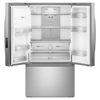 Whirlpool 36" 30 Cu. Ft. French-Door Refrigerator with Dual Ice Makers - Stainless Steel - WRFF3736SZ  | Réfrigérateur Whirlpool de 36 po et de 30 pi3 à portes françaises avec machine à glaçons double - acier inoxydable - WRFF3736SZ  | WRFF373Z