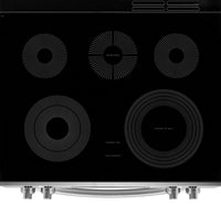 Frigidaire Gallery 6.2 Cu. Ft. Electric Range with Stone-Baked Pizza - Smudge-Proof® Stainless Steel - GCFE307CBF  | Cuisinière électrique Frigidaire Gallery de 6,2 pi³ avec pizza cuite sur pierre - acier inoxydable Smudge-ProofMD - GCFE307CBF