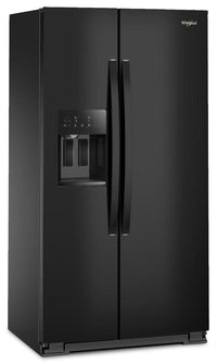 Whirlpool 36" 21 Cu. Ft. Side-by-Side Refrigerator - Black - WRSC5536RB | Réfrigérateur Whirlpool de 21 pi³ et de 36 po à compartiments juxtaposés - noir - WRSC5536RB