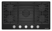 KitchenAid 36" Gas-on-Glass Cooktop - KCGG536PBL | Surface de cuisson à gaz sur vitrocéramique KitchenAid de 36 po – KCGG536PBL | KCGG536P