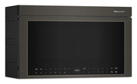 KitchenAid Multifunction Smart Flush Mount Over-the-Range Microwave Oven – Black Ore - YKMMF730PBE | Four à micro-ondes à hotte intégrée intelligent multifonctionnel KitchenAid à installation affleurée - Minerai noir  - YKMMF730PBE