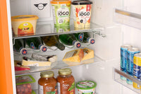 Unique Classic Retro 24" 11 Cu Ft. Top Freezer Refrigerator – Creamsicle Orange - UNQ-310L O TM | Réfrigérateur Classic Rétro d’Unique de 24 po et de 11 pi3 à congélateur supérieur - orange creamsicle - UNQ-310L O TM
