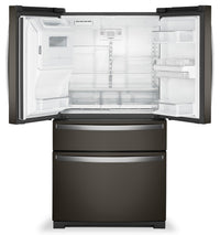 Whirlpool 26 Cu. Ft. 4-Door Refrigerator with Prep and Store Bins - WRMF7736PV | Réfrigérateur 4 portes Whirlpool de 26 pi³ avec bacs de préparation et de rangement - WRMF7736PV | WRMF77PV