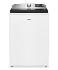 Maytag 6.0 Cu. Ft. Pet Pro Smart Top-Load Washer and 7.4 Cu. Ft. Gas Dryer - White  | Laveuse intelligente à chargement par le haut Animal Pet Pro de 6,0 pi3 et sécheuse à gaz de 7,4 pi3 de Maytag - blanches  | MATL72WG