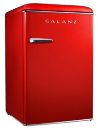 Galanz 4.4 Cu. Ft. Retro Compact Refrigerator - GLR44RDER | Réfrigérateur compact Galanz rétro de 4,4 pi3 - GLR44RDER | GLR44DER