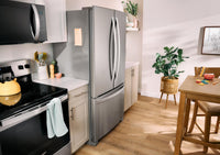 Whirlpool 36" 20 Cu. Ft. Counter-Depth French-Door Refrigerator - Stainless Steel - WRFC2036RZ  | Réfrigérateur Whirlpool de 20 pi3 et de 36 po de profondeur comptoir à portes françaises - acier inoxydable - WRFC2036RZ  | WRFC20RZ