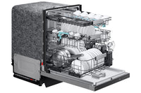 Samsung 24" 38 dBA Top-Control Dishwasher with AI Wash and Third Rack - Stainless Steel - DW90F89T0USRAA | Lave-vaisselle Samsung de 24 po et de 38 dBA avec commandes sur le dessus, nettoyage avec IA et 3e panier - DW90F89T0USRAA | DW90F89A