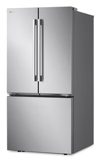 LG 33" 25 Cu. Ft. French-Door Standard-Depth Refrigerator - Stainless Steel - LF25H6200S | Réfrigérateur LG de 25 pi3 et de 33 po de profondeur standard à portes françaises - acier inoxydable - LF25H6200S