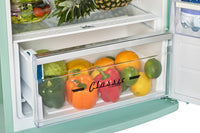 Unique Classic Retro 24" 11 Cu Ft. Top Freezer Refrigerator – Summer Mint Green - UNQ-310L LG TM | Réfrigérateur Classic Rétro d’Unique de 24 po et de 11 pi3 à congélateur supérieur - vert menthe estival - UNQ-310L LG TM