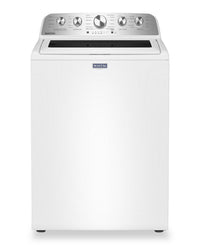 Maytag 5.5 Cu Ft. Top Load Agitator Washer with Pet Pro Option – White - MTW5605RW | Laveuse Maytag à chargement par le haut de 5,5 pi3 avec agitateur et option Animal Pet Pro - blanche - MTW5605RW