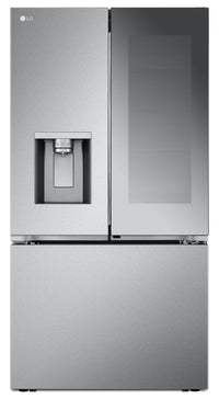 LG 31 Cu. Ft. Smart Mirror InstaView™ Door-in-Door® Refrigerator - LRYKS3106S | Réfrigérateur intelligent Mirror InstaViewMC LG 31 pi³ avec système Porte dans la porteMD - LRYKS3106S | LRYKS31S