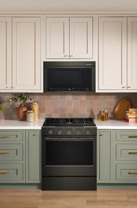 KitchenAid 30" 5.0 Cu. Ft. Slide-in Gas Range with Convection Modes - Black Ore - KSGS530SBE | Cuisinière à gaz encastrée KitchenAid de 5,0 pi³ et de 30 po avec modes à convection - minerai noir - KSGS530SBE