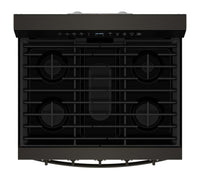 Whirlpool 5 Cu. Ft. Smart Gas Range with Air Fry and Self-Clean - Black Stainless Steel - WFGS7530RV | Cuisinière intelligente à gaz Whirlpool de 5 pi³ avec friture à air et autonettoyage - acier inoxydable noir - WFGS7530RV | WFGS75RV