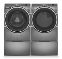 Whirlpool 5.8 Cu. Ft. Front-Load Washer with FreshFlow™ Vent System and 7.4 Cu. Ft. Electric Dryer  | Laveuse à chargement frontal de 5,8 pi³ avec système de ventilation FreshFlowMC et sécheuse électrique de 7,4 pi³ de Whirlpool  | WHFL67RR