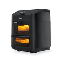 Midea 8-In-1 11-Qt Two-Zone Air Fryer Oven - MAD111D8APKW  | Four friteuse à air 8 en 1 Midea de 11 pintes à 2 zones - MAD111D8APKW