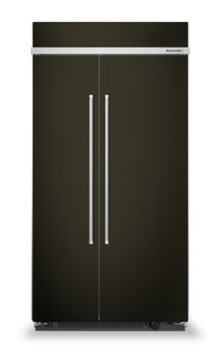 KitchenAid 25.5 Cu. Ft. Built-In Side-by-Side Refrigerator - KBSN702MBS | Réfrigérateur encastré KitchenAid de 25,5 pi³ à compartiments juxtaposés - KBSN702MBS | KBSN72BS