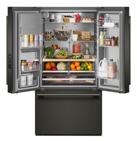 KitchenAid 30 Cu. Ft. French Door Refrigerator – Black Ore - KRFF436SBE  | Réfrigérateur KitchenAid de 30 pi³ à portes françaises - minerai noir - KRFF436SBE