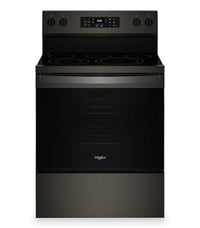 Whirlpool 5.3 Cu. Ft. Electric Range with No Preheat Air Fry - Black Stainless Steel - YWFES5030RV  | Cuisinière électrique Whirlpool de 5,3 pi3 avec friture à air sans préchauffage - acier inoxydable noir - YWFES5030RV  | YWFES5RV