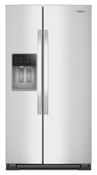 Whirlpool 36" 21 Cu. Ft. Side-by-Side Refrigerator - Fingerprint-Resistant Stainless - WRSC5536RZ | Réfrigérateur Whirlpool de 21 pi³ et de 36 po à compartiments juxtaposés - acier inoxydable résistant aux traces de doigts - WRSC5536RZ